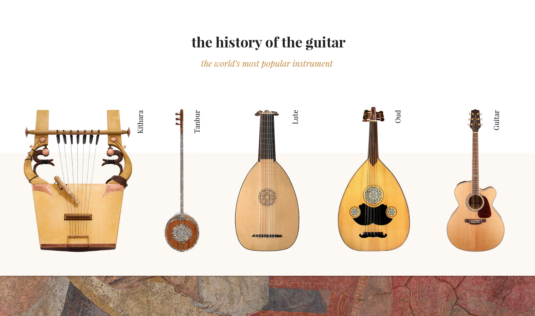 Гитара в древности